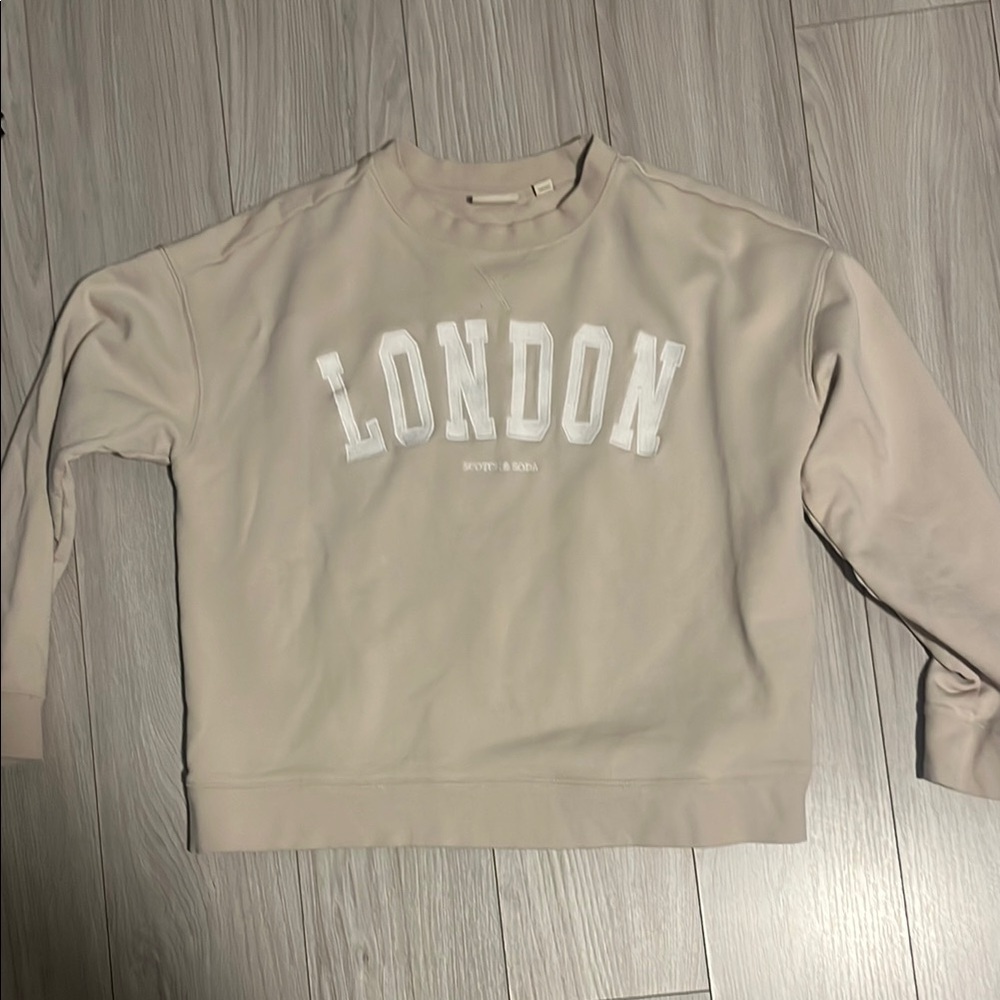Scotch & Soda Cream Crewneck Sweater